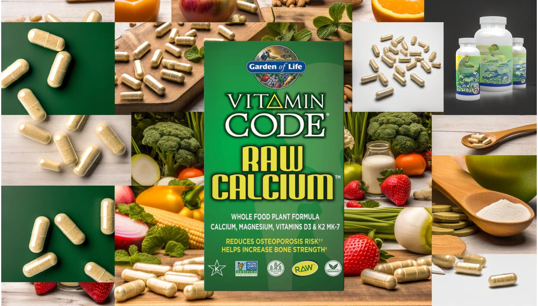 Unlock Natural Bone Strength with Garden of Life Vitamin Code Raw Calcium