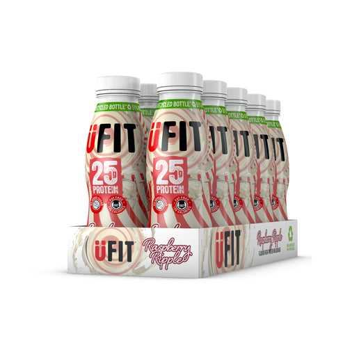 UFIT Protein RTD 10x330ml - Raspberry Ripple - Protein Drink at MySupplementShop by UFIT Protein