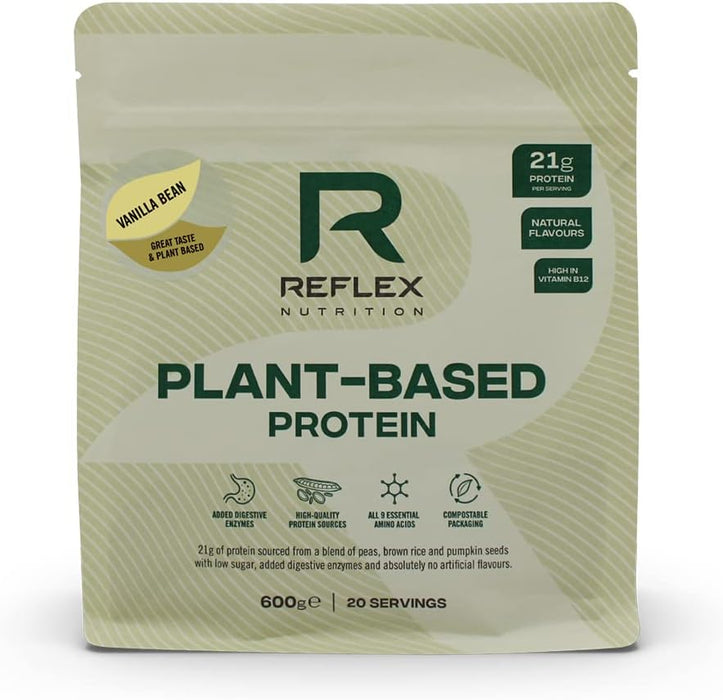 Reflex Nutrition pflanzliches Protein Vanilleschote 600 g