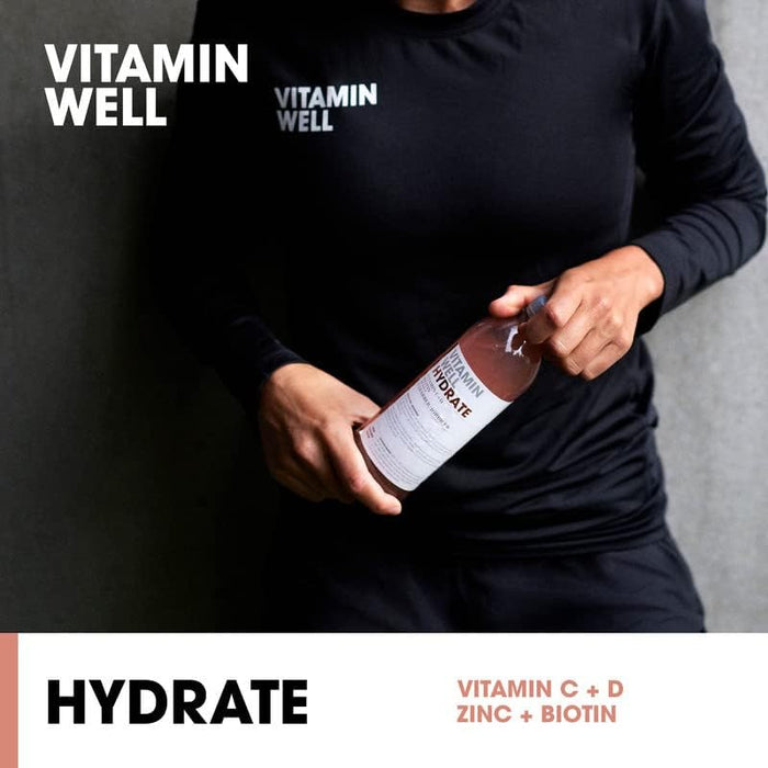 Vitamin Well Hydrate 12x500ml Rhabarber &amp; Erdbeere