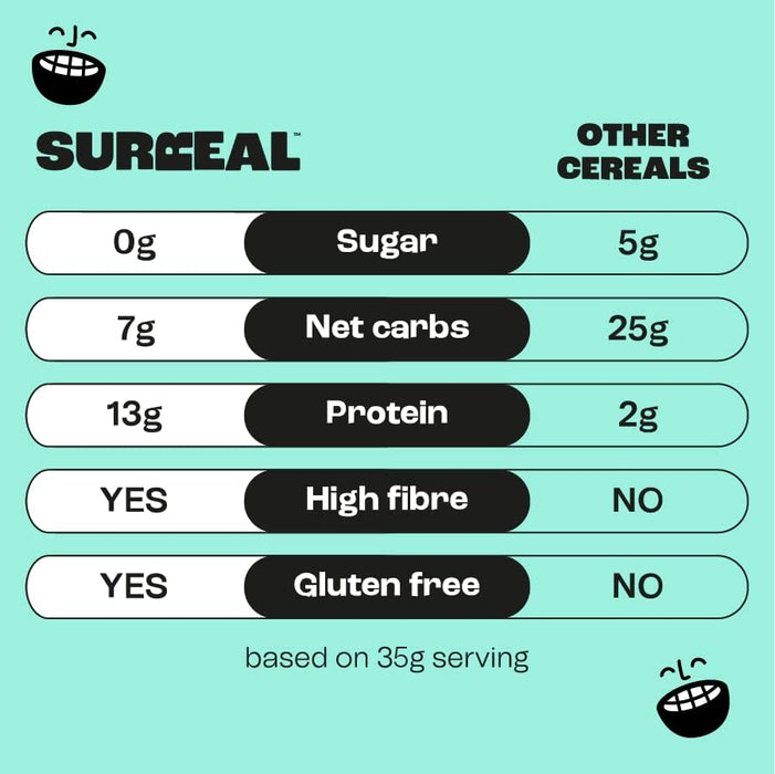 SURREAL Protein Cereal 240g Kakao