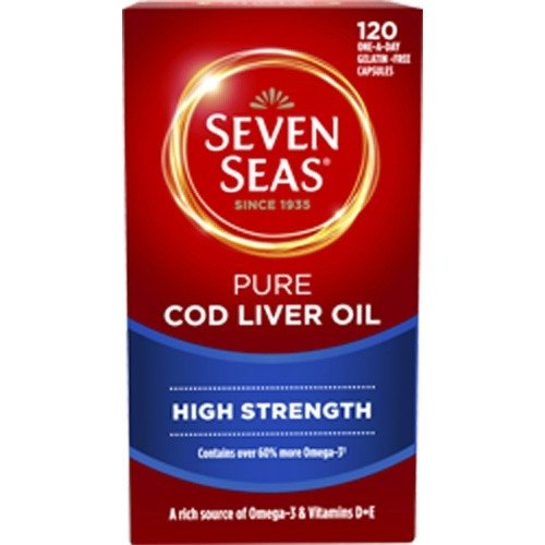 Seven Seas Cod Liver Oil 60 Capsules - Joint Care at MySupplementShop by Seven Seas