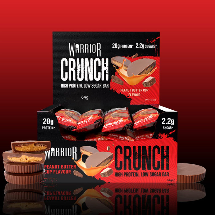 Warrior Crunch Bars 12x64g Peanut Butter Cup