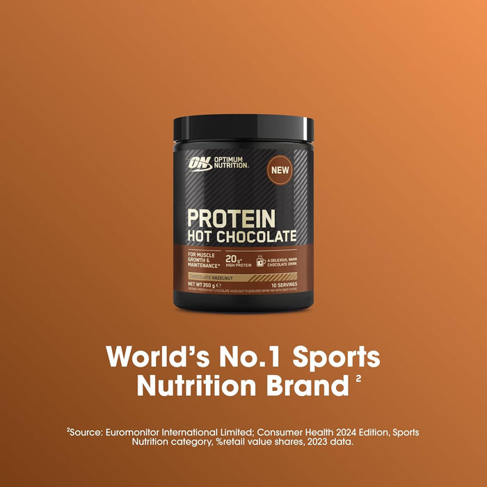 Optimum Nutrition Protein Hot Chocolate – 20g High Protein | Smooth & Delicious Muscle Support Drink