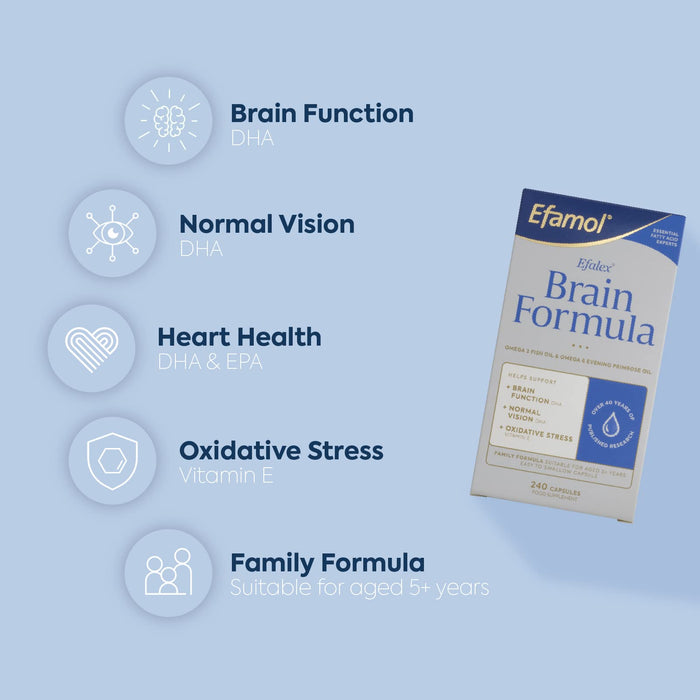 Efamol Brain Efalex Brain Formula Capsules