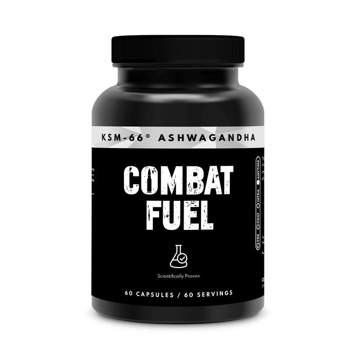 Combat Fuel Ashwagandha KSM-66 60 Caps - Ashwagandha at MySupplementShop by Combat Fuel