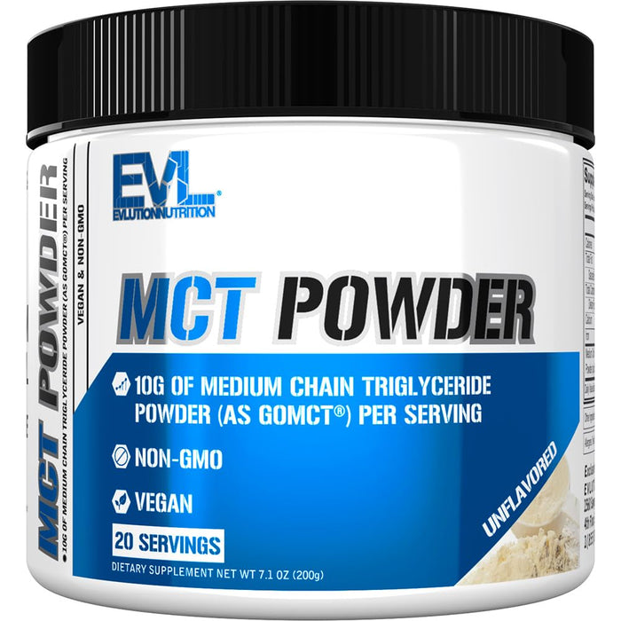 EVLution Nutrition MCT Powder, Unflavored - 200g