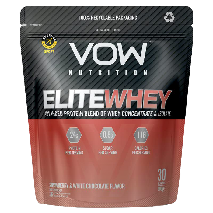 VOW Nutrition Elite Whey Protein – 900 g, 30 Portionen, Informed Sports