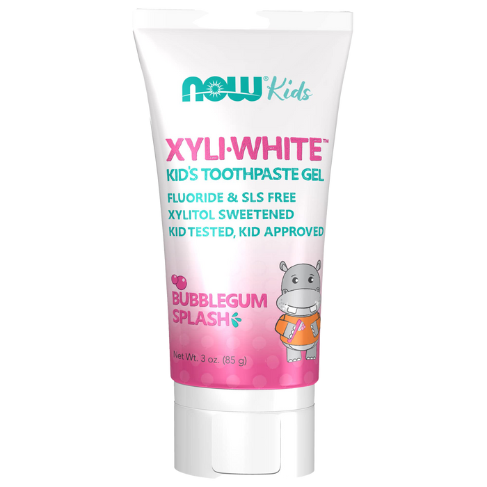 NOW Foods XyliWhite Kids, Bubblegum Splash – 85 g