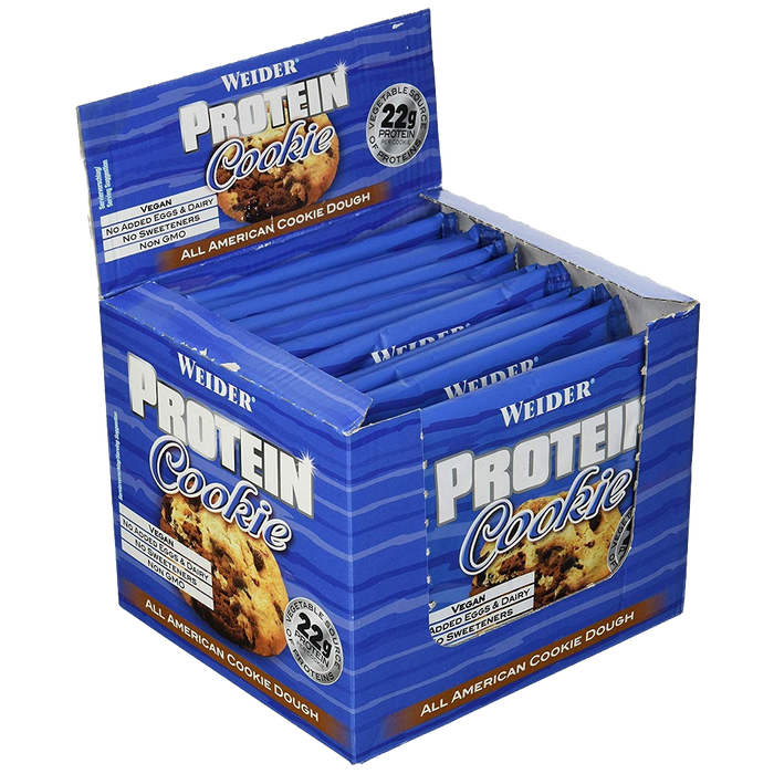 Weider Protein Cookie, Double Choc Chips – 12 x 90 g