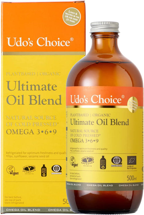 Udo's Choice Organic Ultimate Oil Blend 500ml - Sports Nutrition at MySupplementShop by Udo's Choice