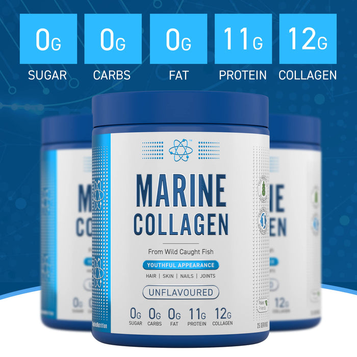 Applied Nutrition Marine Collagen, Unflavoured - 300g - Collagen at MySupplementShop by Applied Nutrition