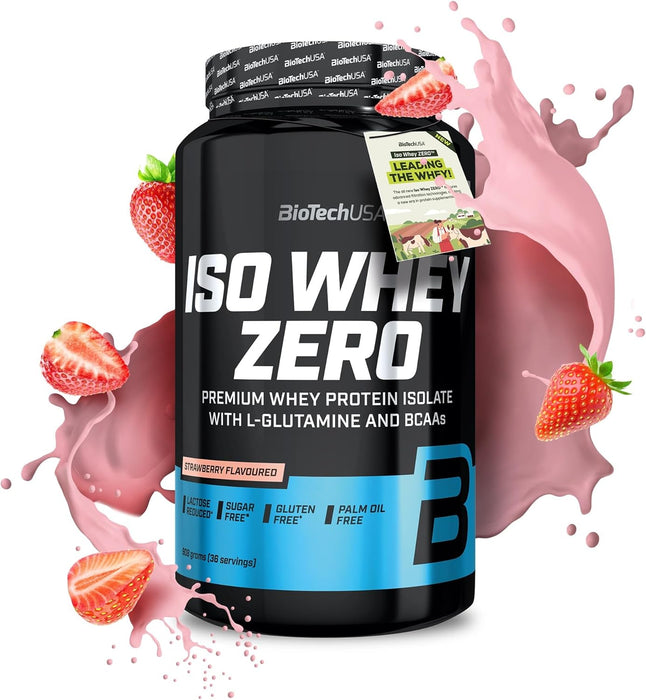 BioTechUSA Iso Whey Zero, Weiße Schokolade – 908 Gramm