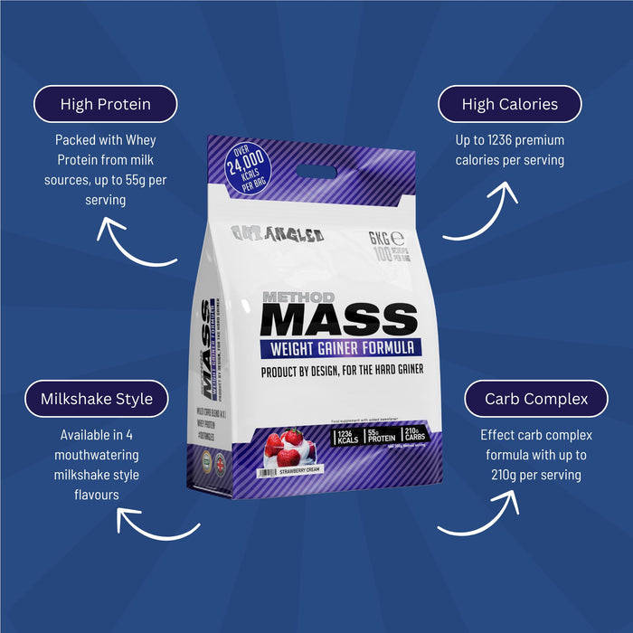 Outangled Method Mass 6kg - Whey Proteins at MySupplementShop by OUT ANGLED