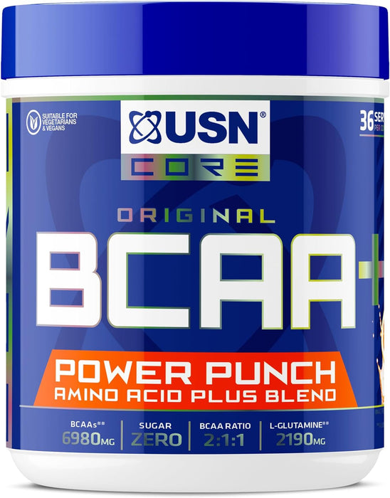 USN BCAA Power Punch+ Powder - BCAAs at MySupplementShop by USN