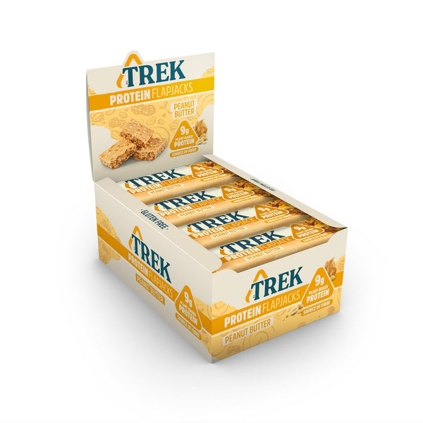 TREK Protein Flapjack 16x50g Peanut Butter