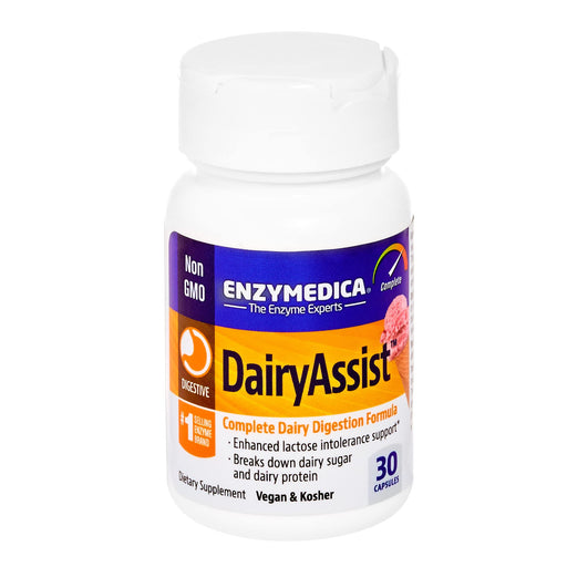 Enzymedica DairyAssist - 30 caps Best Value Nutritional Supplement at MYSUPPLEMENTSHOP.co.uk