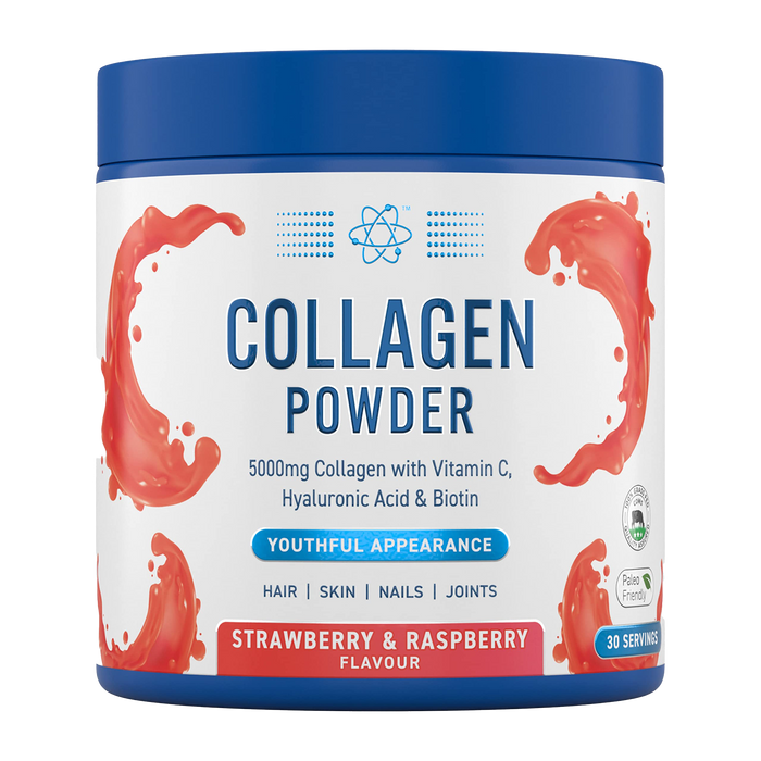 Applied Nutrition Collagen Powder, Strawberry & Raspberry 165g