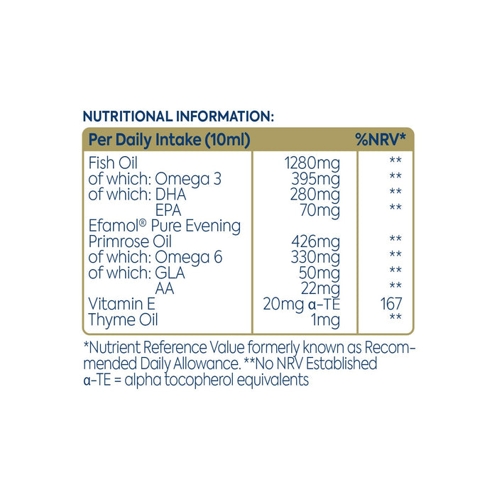 Efamol Brain Efalex Brain Formula Lemon & Lime Liquid 