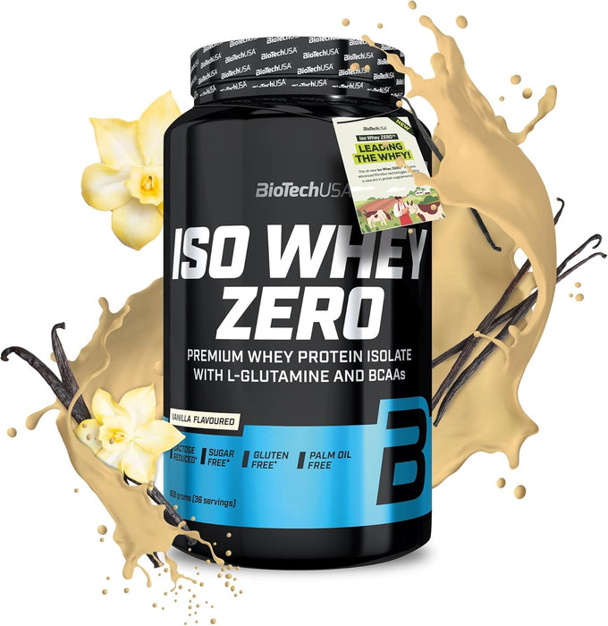 BioTechUSA Iso Whey Zero, Weiße Schokolade – 908 Gramm