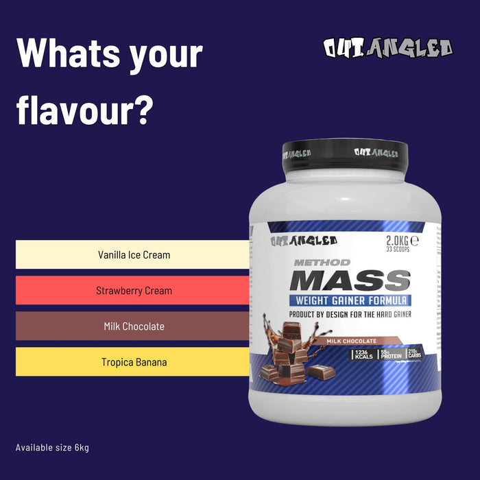 Outangled Method Mass 2kg - Protein Blends at MySupplementShop by OUT ANGLED