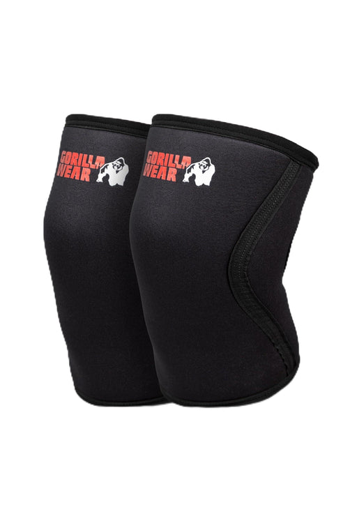 Gorilla Wear 7mm Knee Sleeves Black - Wraps at MySupplementShop by GORILLA WEAR