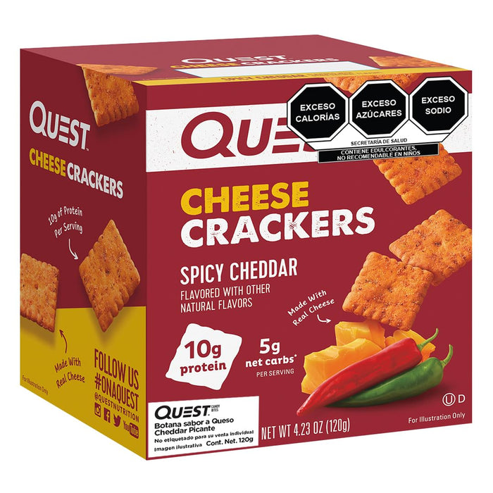 Quest Cheese Crackers 4x30g