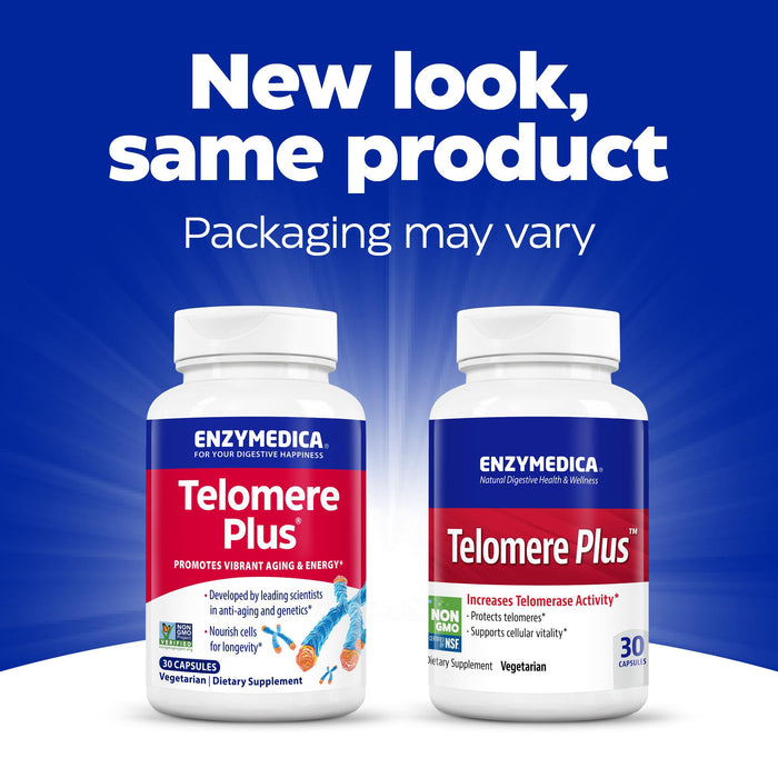 Enzymedica Telomere Plus 30 Capsules Best Value Nutritional Supplement at MYSUPPLEMENTSHOP.co.uk