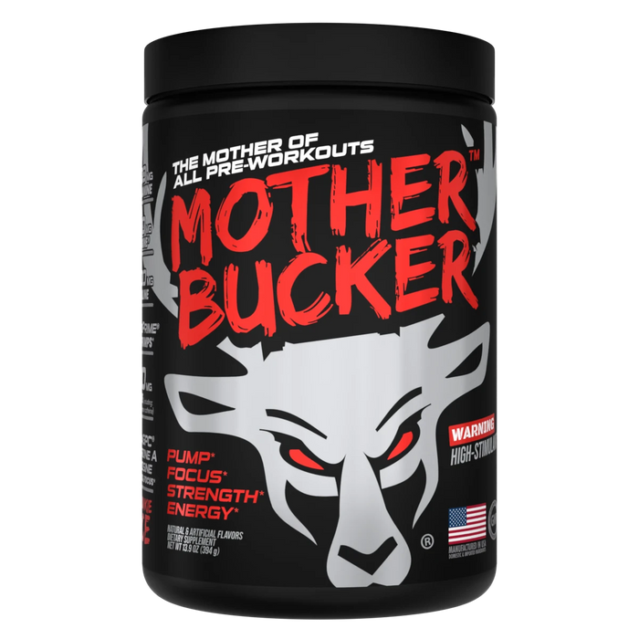 Mother Bucker Pre-Workout 400g: Ultimate Energy, Pumps, & Focus for Hardcore Athletes