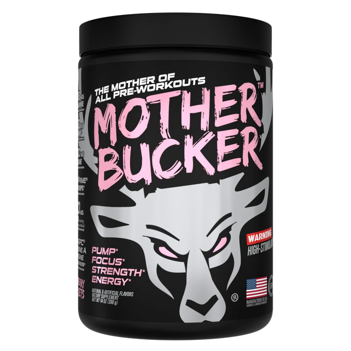 Mother Bucker Pre-Workout 400g: Ultimate Energy, Pumps, & Focus for Hardcore Athletes