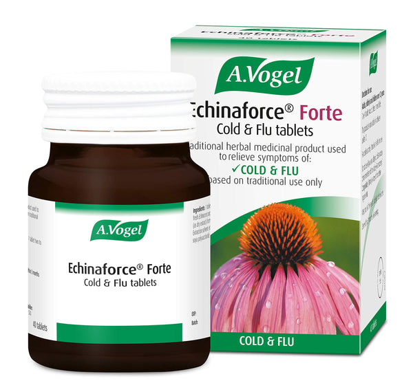 A Vogel Echinaforce Forte Cold and Flu 40 Tablets - Immune Support at MySupplementShop by A.Vogel