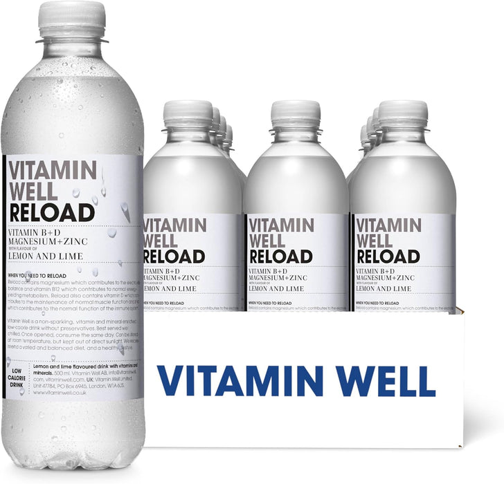 Vitamin Well Reload 12x500ml Zitrone &amp; Limette