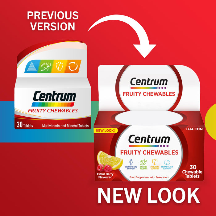 Centrum Fruity Chewables Tablets