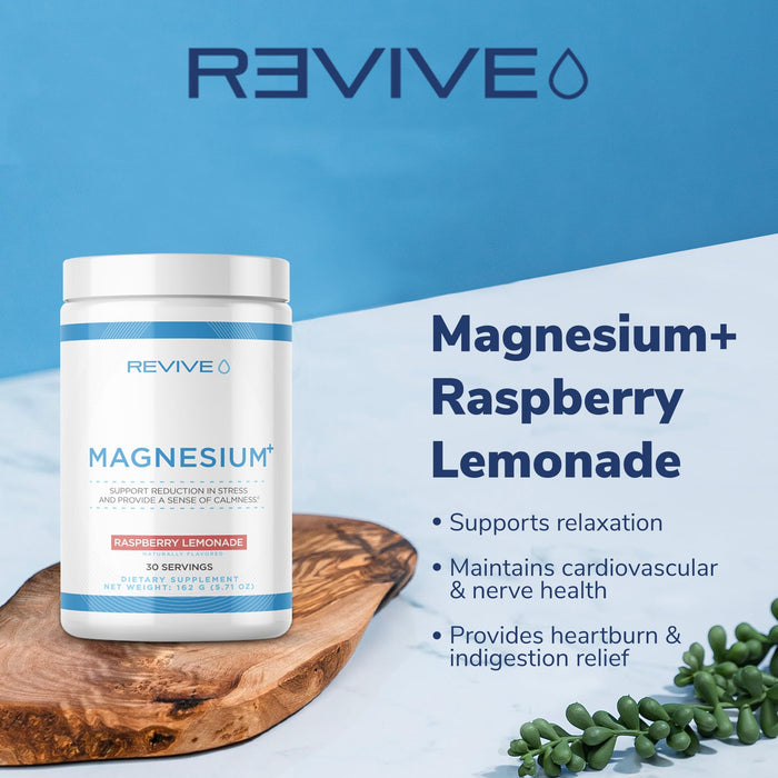 Magnesium+, Raspberry Lemonade - 162g