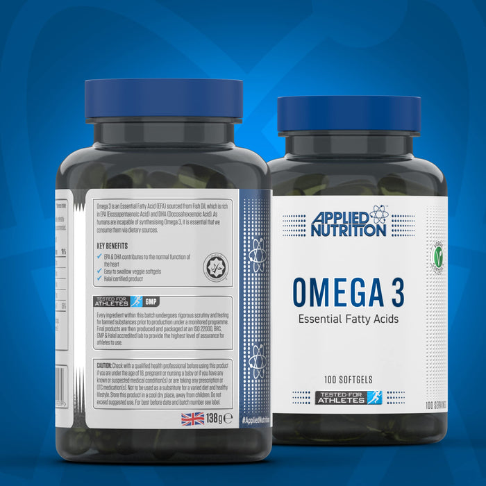 Applied Nutrition Omega 3 1000mg - Omega-3 at MySupplementShop by Applied Nutrition