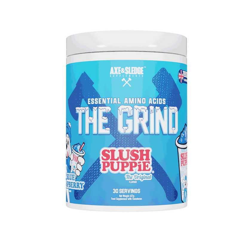 Axe & Sledge Supplements The Grind 457g - SLUSH PUPPiE Blue Raspberry - Vitamins & Supplements at MySupplementShop by Axe & Sledge Supplements