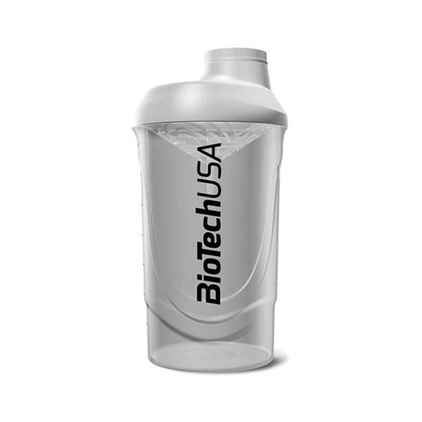 Biotech USA Shaker Wave Neon 600ml - White - Shaker at MySupplementShop by BioTechUSA