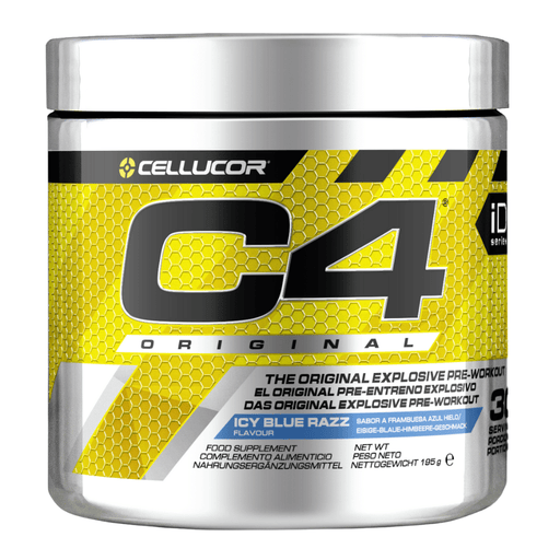 Cellucor C4 Original 30 Servings 195g Icy Blue Razz - Pre Workout at MySupplementShop by Cellucor C4