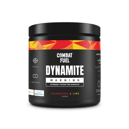 Combat Fuel Dynamite Pre Workout 350g - Strawberry & Lime - Sports Nutrition at MySupplementShop by Combat Fuel