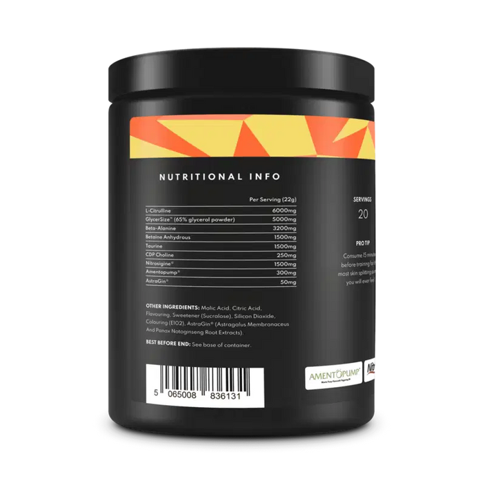 Combat Fuel Pumped Up V2 450g - Sports Nutrition at MySupplementShop by Combat Fuel