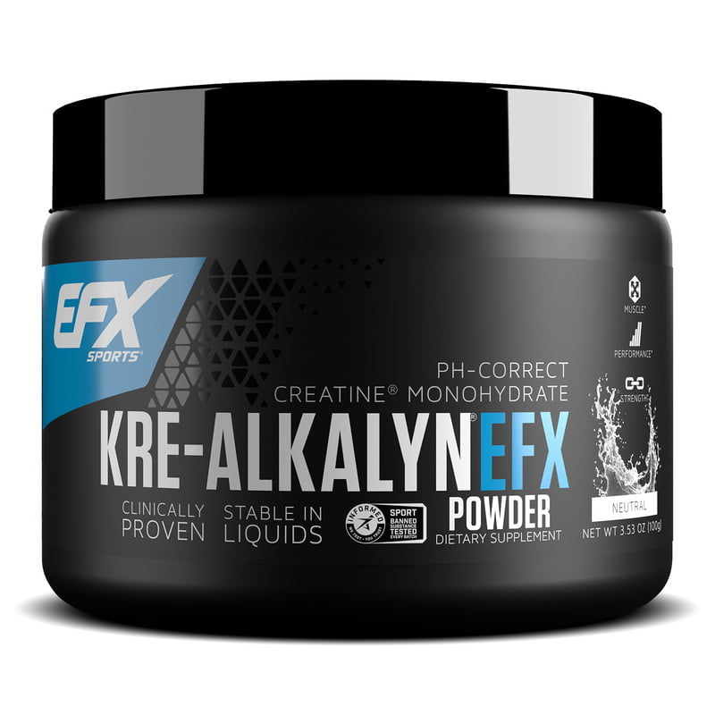 EFX Sports Kre-Alkalyn EFX Powder, Unflavored - 100 grams | High-Quality Creatine Supplements | MySupplementShop.co.uk