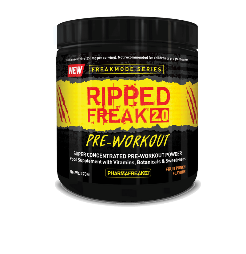 PharmaFreak Ripped Freak Pre-Workout 2.0, Fruit Punch - 270 grams | Top Rated Sports Supplements at MySupplementShop.co.uk