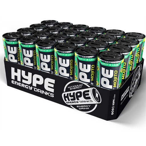 HYPE Mojito Mint & Lime 24x250ml Mint & Lime | Premium Energy Drinks at MYSUPPLEMENTSHOP.co.uk