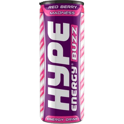 Hype Energy Drinks  24x250ml - Flavor-Packed Performance Boosters