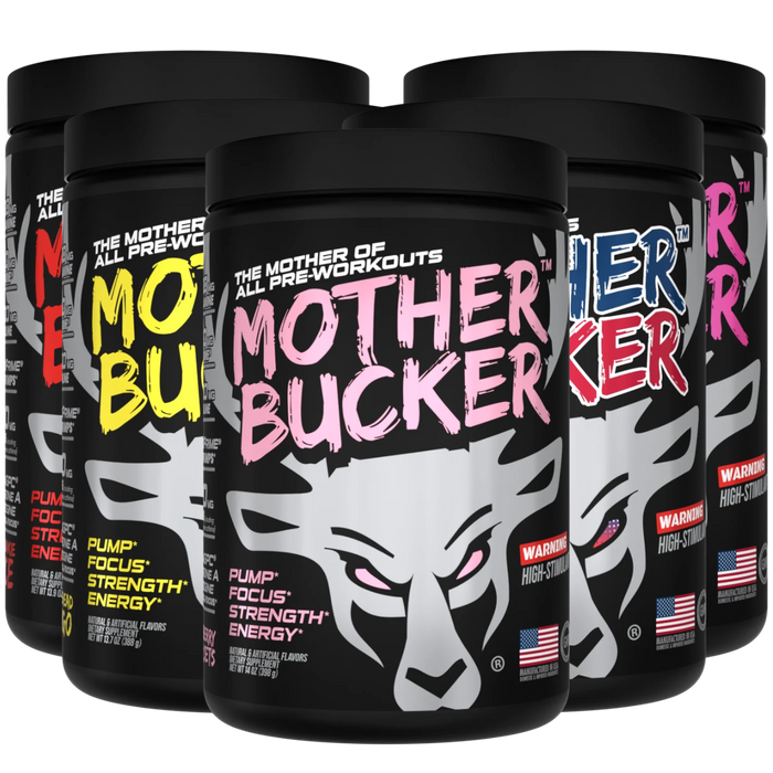 Mother Bucker Pre-Workout 400g: Ultimate Energy, Pumps, & Focus for Hardcore Athletes