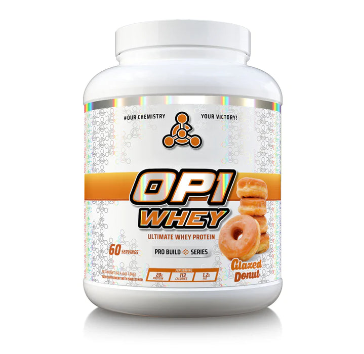 Chemical Warfare OP1 Whey 1.8kg - Glazed Donut - Protein Powder at MySupplementShop by Chemical Warfare