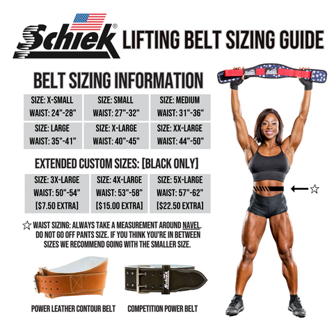 Schiek Training Belt 2006 6 Inch - Stars n Stripes