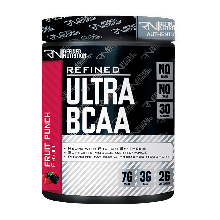 Refined Nutrition Ultra BCAA 450g Fruit Punch - Sports Supplements at MySupplementShop by Refind Nutrition