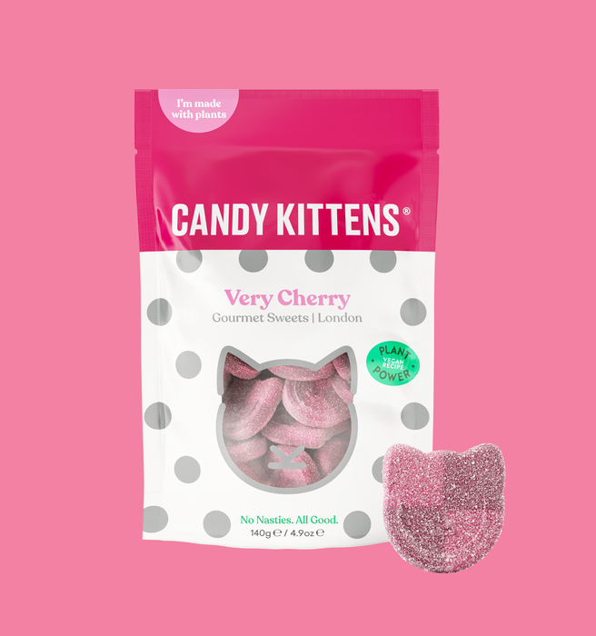 Candy Kittens Vegan Sweets 10x140g - Very Cherry - Candy at MySupplementShop by Candy Kittens