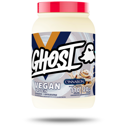 Ghost Vegan Protein 28 Servings Plant-Based Pea & Organic Pumpkin Protein - Vegan Cinnabon - Vegan Protein at MySupplementShop by Ghost